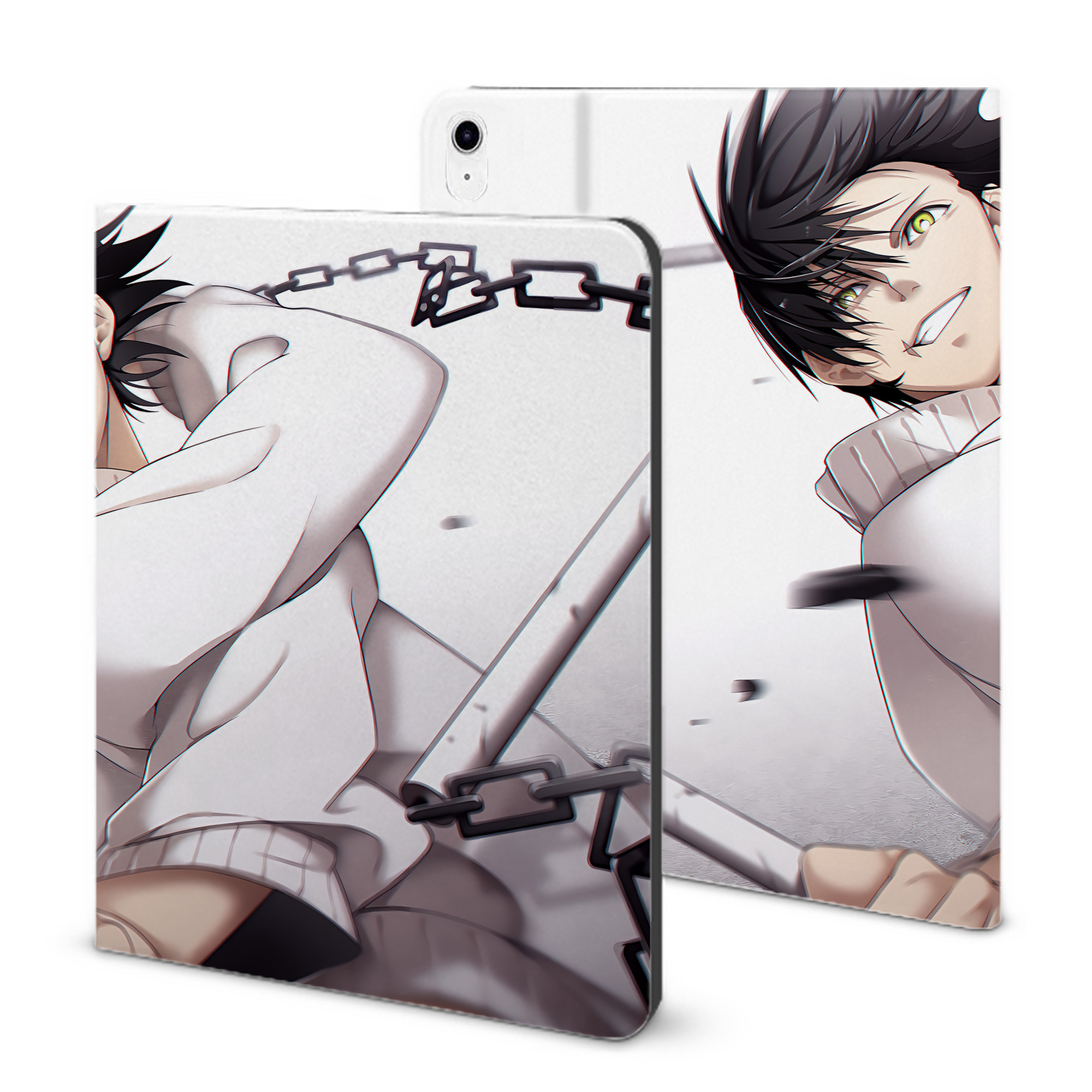 （画像用） 呪術廻戦 Jujutsu Kaisen IPad ケース ブック型 PUレザー TPU 耐衝撃 軽量 薄型 ペン収納なし 全面保護 IPad 各モデル対応